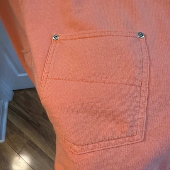 Hot Cotton Vibrant Orange Dress - Picture 3 of 4